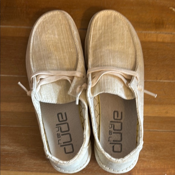 Hey Dude Shoes - Hey Dude Light Beige Slip-On Shoes
